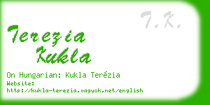 terezia kukla business card